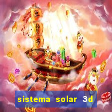 sistema solar 3d em movimento